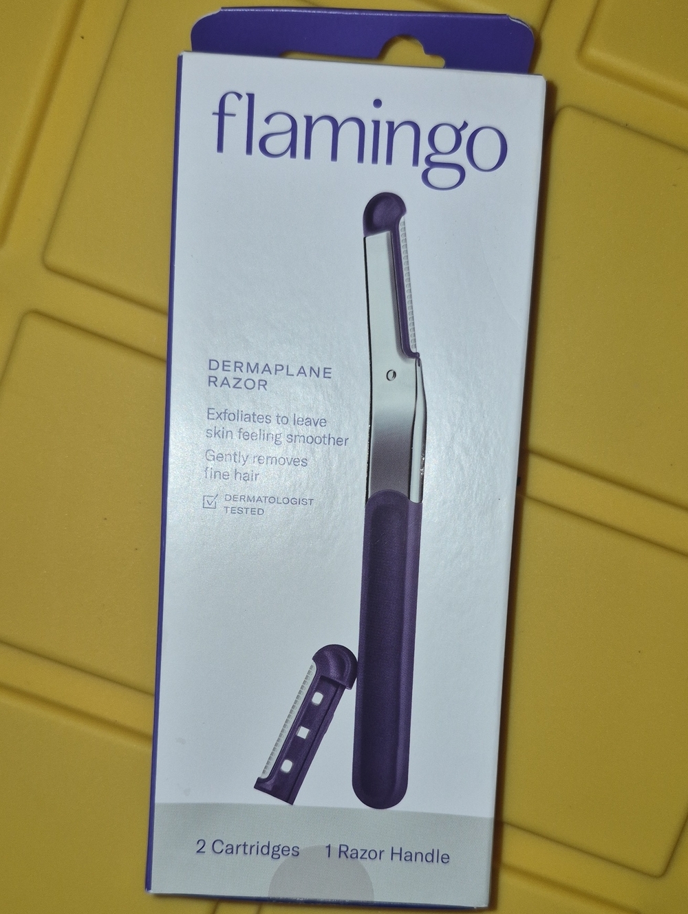 Flamingo Purple Dermaplane Razor -nwt